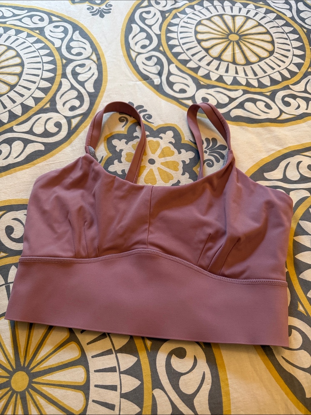 Born Primitive Dusty Mauve Longline Sports Bra- NWOT size Medium